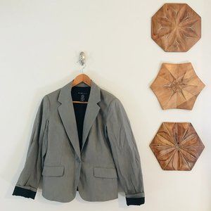 New York & Company │ Grey Stripped Blazer